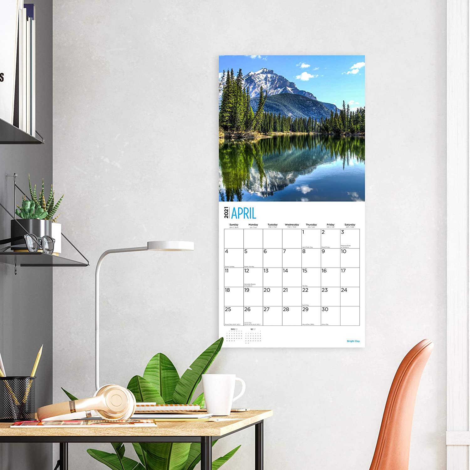2021 Rocky Mountains Wall Calendar by Bright Day, 12 x 12 Inch ...